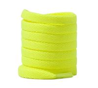 Lacets élastiques, Lacets plats jaunes for chaussures, 100 cm 120 140 160(Color 7,140)