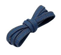 Lacets, Lacets plats en denim avec embouts métalliques. Lacets cool for vos chaussures. Lacets bleus et noirs., Light blue gold, 90