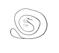 Lacets patte de 1,5 m : 50 cm de paradis 4 mm à insérer dans l'anneau du paquet, avec 2 barils métalliques pour arrêter le lacet, et 1 mètre élastique pour prévenir les blessures