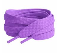 Lacets plats lilas de rechange colorés pour chaussures de sport, chaussures de sport, bottes, chaussures de sport, chaussures de 120 cm