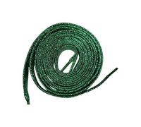 Lacets plats ronds à paillettes métalliques - 110 cm - Pour chaussures de sport, chaussures de loisirs - Turquoise, GN1., G