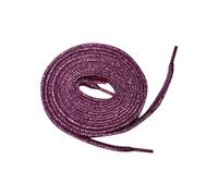 Lacets plats ronds à paillettes métalliques - 110 cm - Pour chaussures de sport, chaussures de loisirs - Turquoise, Rose, G