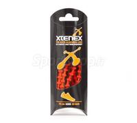 Lacets pour chaussures de sport - XTENEX - 75 cm - Autobloquants - Orange fluo - Mixte