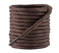 Lacets ronds antidérapants for bottes et baskets d'extérieur - Lacets en polyester résistants, longueurs: 100/120/140/160cm(Dark brown,160cm)