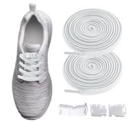 Lacets sans cravate - Sneakers stretch - Lacets élastiques polyvalents - Lacets élastiques multi-usages - À nouer - Réglable - Chaussures de loisirs - Lacets pour adultes - Dites adieu aux chaussures