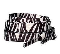 Lacets Smart Lacets plats et à ruban imprimé léopard des neiges et zèbre, lacets de rechange idéaux pour baskets, adultes ou enfants