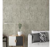 LACHEERY Gris Vert Papier Peint Adhesif Mural Effet Beton Industriel Mur 40cm x 700cm Vinyle Tapisserie Autocollante Murale Salon Imperméable Vintage Papier Adhesif pour Meuble Café Cuisine Chambre