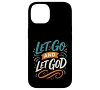 Lâchez Prise et Laissez Dieu - Vintage Christian Faith Coque pour iPhone 14
