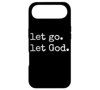 Lâchez Prise. Laissez Dieu. La Foi chrétienne et catholique en Christ Coque pour iPhone Air