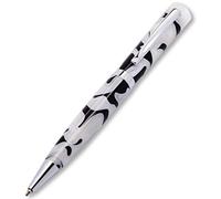 Lachieva en celluloïd Finition Bleu Stylo à Bille avec boîte élégante Pack- Idéal pour Cadeaux Blanc