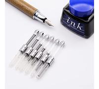 LACHIEVA LUX - Lot de 6 convertisseurs d'encre pour stylo plume de taille internationale (transparent)