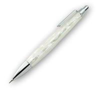 LACHIEVA LUX Porte-mines en nacre 0,7 mm pour écriture et dessin | Il n'y a pas deux crayons identiques, avec un lustre naturel et des motifs distinctifs, pointe de 0,7 mm, 12 mines