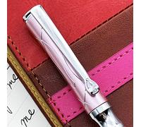 LACHIEVA LUX Stylo à bille de luxe pour femmes avec cristal élégant et recharges de fabrication allemande - Rose