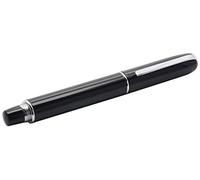 LACHIEVA LUX Stylo roller en métal laqué pour piano classique avec recharge Schneider Allemagne Joli coffret cadeau (Noir)