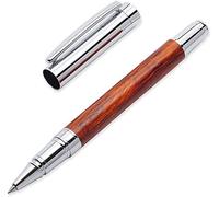 LACHIEVA LUX Stylo roller en palissandre - recharge fabriquée en Allemagne - bois de luxe, cadeau pour homme et femme