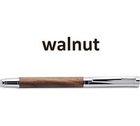 LACHIEVA LUX Walnut Stylo roller avec boîte en bois élégante Compatible avec la recharge allemande