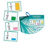 Lachilly Cartes flash avec nombre de fractions pour école primaire - Cartes de simplification mathématiques - 35 cartes