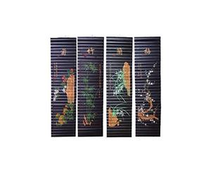 lachineuse 4 PEINTURES sur Bambou