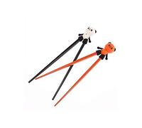 lachineuse - Baguettes Chinoises Panda pour Enfant - 2 Paires de Baguettes pour Apprentissage - Chopsticks en Bois - Animaux - Sushi, Ramen, Nouilles & Riz - Cadeau Cuisine Asiatique Japonaise