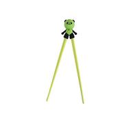 lachineuse - Baguettes Chinoises Panda pour Enfant - Paire de Baguettes pour Apprentissage - Chopsticks en Bois - Sushi, Nouilles & Riz - Cadeau Cuisine Asiatique Japonaise Animaux - Coloris Vert
