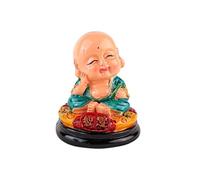 lachineuse Bouddha Bonze Sagesse - Porte-Bonheur Bouddhiste 892 7 x 6 cm