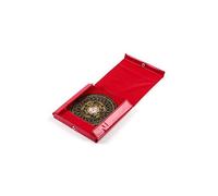 lachineuse Boussole LUO PAN Feng Shui, 15 x 15 cm, Luopan Rouge