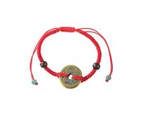 lachineuse BRACELET FENG SHUI - 6 Sapèques - Réussite et Prospérité