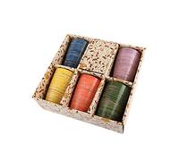 lachineuse - Coffret 5 Verres en Céramique Japonais - Coloris Bleu, Jaune, Orange, Vert & Mauve - Vaisselle Japonaise Design Zen & Coloré - Tasse Mug pour Thé, Café, Boissons - Cadeau Asie Chine Japon