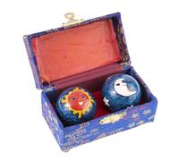 lachineuse - Coffret Boules Qi Gong - Modèle Lune Soleil - ⌀ 40 mm