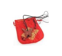 lachineuse Collier Pendentif Papillon en Jaspe Rouge Femmes & Ados