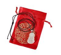 lachineuse Collier réglable en Jade - Modèle Guanyin