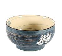 lachineuse - Grand Bol Japonais - Teinte Bleue ⌀ 16,5 cm - Contenance 1000 Ml - Style Zen Nippon - Bol à Riz, Petit Déjeuner & Soupe - Déco du Japon - Cadeau Vaisselle Japonaise