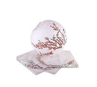 lachineuse - Lot 4 Lampions Boules Japonais - Fleurs de Cerisier - Ø 30 cm