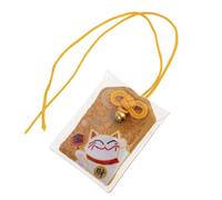 lachineuse Omamori Japonais - Objet Déco Maneki Neko - Porte-Bonheur Traditionnel - 6 x 4 cm - Multicolore - Tissu - Idée Cadeau
