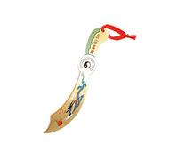 lachineuse - Pendentif Épée Feng Shui en Cuivre - Amulette Japonaise - Symbole de Protection - 18 x 3 cm - Éloigne Malchance & Mauvaises Énergies - Idée Cadeau Asiatique Ying Yang - Tradition Japon