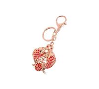 lachineuse - Porte-Clés Double Poissons Feng Shui - Porte-Bonheur - Symbole d'Abondance, Richesse & Joie - 5,5 x 4,5 cm - Idée Cadeau Bijou Asiatique Japon - Coloris Doré & Rouge