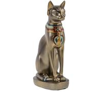 lachineuse - Statue Chat Égyptien Bastet 30 cm - Grande Statue Chat - Déesse d'Égypte - Statuette Décoration Égyptienne - Figurine Objet Egyptien - Buste Egyptien - Idée Cadeau Originale Déco
