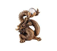 lachineuse - Statuette Grand Dragon Feng Shui - 15x12x9,5cm - Protection