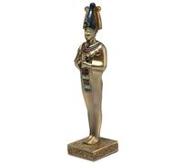 lachineuse - Statuette Osiris 20 cm - Dieu Égyptien - Statue Décoration Égypte Antique - Figurine Objet Egyptien Pharaon - Buste Egyptien - Idée Cadeau Originale Déco - Décoration Intérieure