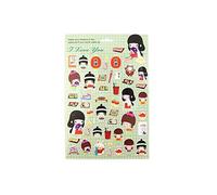 lachineuse - Stickers Décoration Japonaise - Passions du Japon - Plastique Adhésif - Multicolore - Stickers entre 2 et 6 cm - Symboles Japonais - Idée Déco Cadeau Japon Asie - Noel, Anniversaire