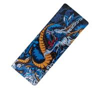 lachineuse Tapis DE Souris XXL - Dragon Céleste - Mythes et Traditions - 800 x 300 x 3 mm - Déco Chinoise - Multicolore - Antidérapant et Résistant à l'eau - Déco Bureau - Idée Cadeau Japon Asie