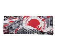 lachineuse Tapis DE Souris XXL - Dragon Japonais - Mythes et Traditions - 800 x 300 x 3 mm - Déco Japonaise - Antidérapant et Résistant à l'eau - Déco Bureau - Idée Cadeau Japon Asie