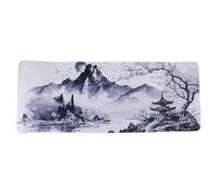 lachineuse - Tapis DE Souris XXL - Mont Fuji - Plaisirs d'Asie - 800 X 300 X 3 mm - Déco Japonaise - Antidérapant et Résistant à l'eau - Déco Bureau - Idée Cadeau Japon Asie