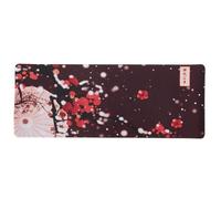 lachineuse Tapis DE Souris XXL - Sakura Fantaisie - Charme du Japon - 800 x 300 x 3 mm - Multicolore - Déco Japonaise - Antidérapant et Résistant à l'eau - Déco Bureau - Idée Cadeau Japon Asie