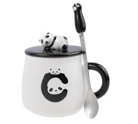 Lachineuse TASSE COLLECTION PANDA - PANDA STYLE - Avec Couvercle et Cuillère - Contenance : 425 ml …