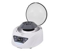 LACHOI Mini centrifugeuse de laboratoire avec écran LCD 100-120000 tr/min, minuterie de 1 à 99 min, max 7245 × g, centrifugeuse de laboratoire RCF avec 2 rotors pour 8 bandes de 0,2/0,5/1,5/2 ml et 2
