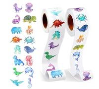 LACHT 1000 pcs Stickers Autocollants Marin,Autocollants Animaux Marins,Gommettes Thème Animaux Marins, Autocollants Ronds d'animaux, Colorés Récompense Gommettes Animaux, Autocollants Animaux