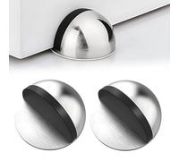 LACHT 2 pièces Arrêts de Portes, Inoxydable Adhesive Butées de Porte, Butées avec pare-chocs en caoutchouc, Stop-Porte Adhésif pour tous les sols durs, Assurer la protection de nos portes et murs