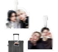 LACHT 2 Pièces Skz, Stray Kids Felix Hyunjin, Porte-Clés Suspendu, Article Fan Pour Stay, Cadeau Kpop Merch, Fan De Stray Kids, Collection Et Décoration