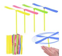 LACHT 20 Pièces Jouets Volants En Plastique Dragonfly, Gyroscope Volant, Jeu D'Hélices, Hélices Tournantes En Plastique Pour Les Enfants À L'Extérieur Patio Garden (Couleur Aléatoire)